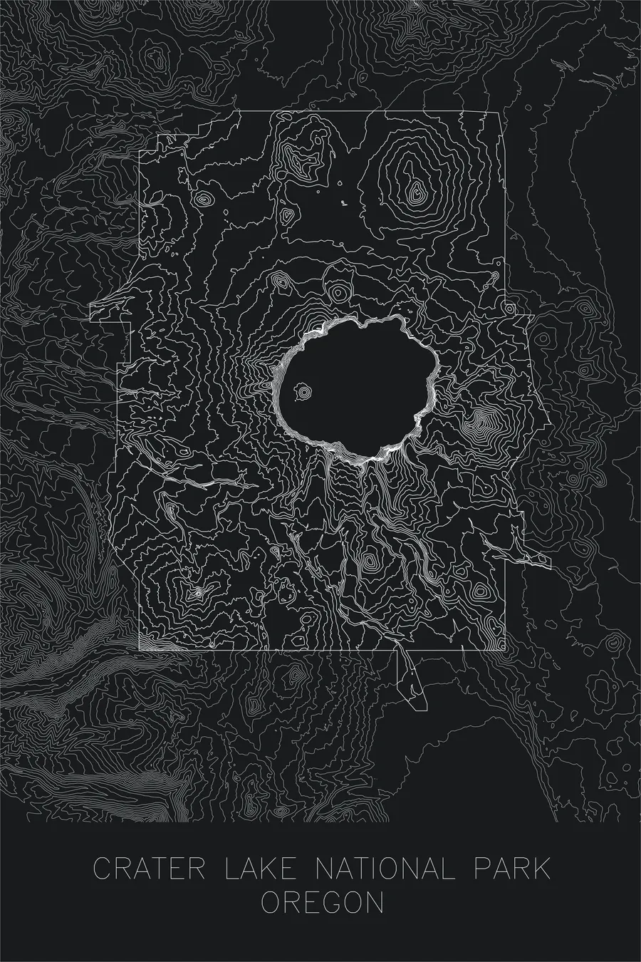 Crater Lake National Park — Black