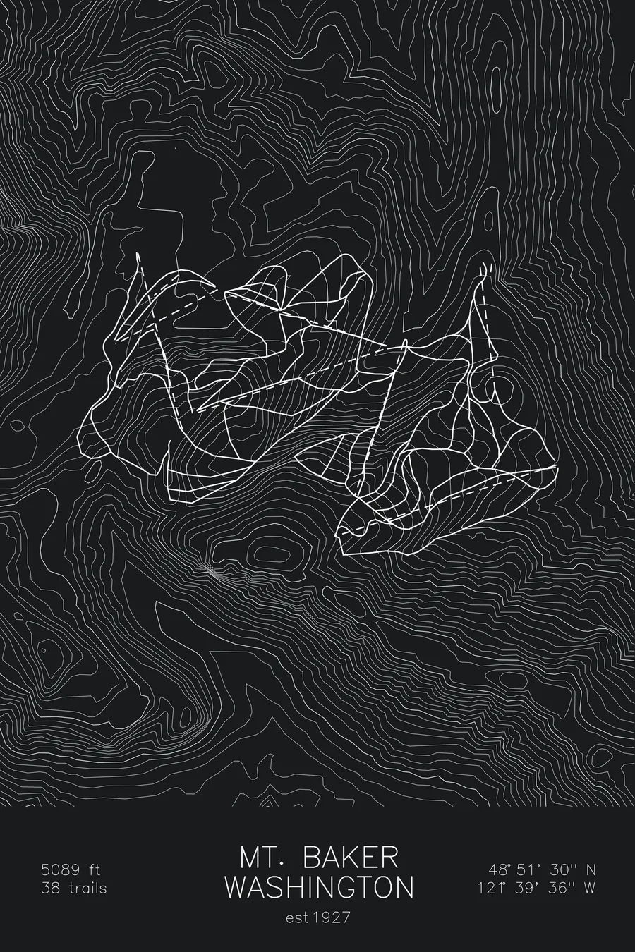 Mt. Baker Ski Area, Black colorway
