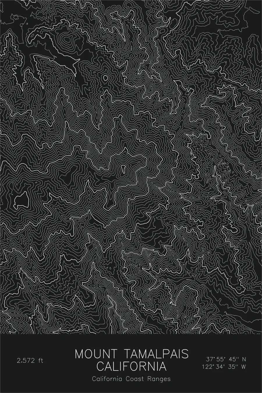 Mount Tamalpais, Black colorway