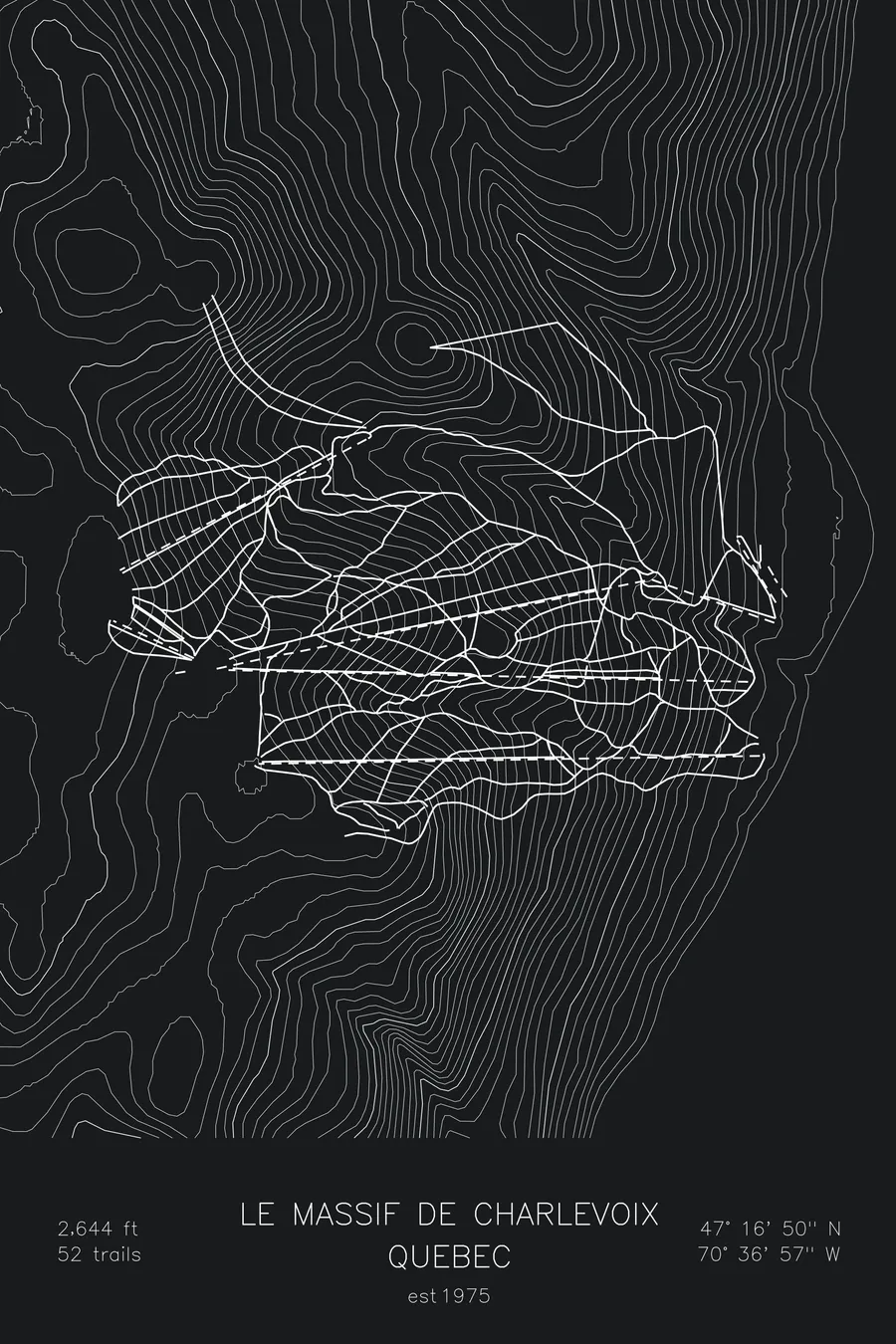 Le Massif De Charlevoix, Black colorway