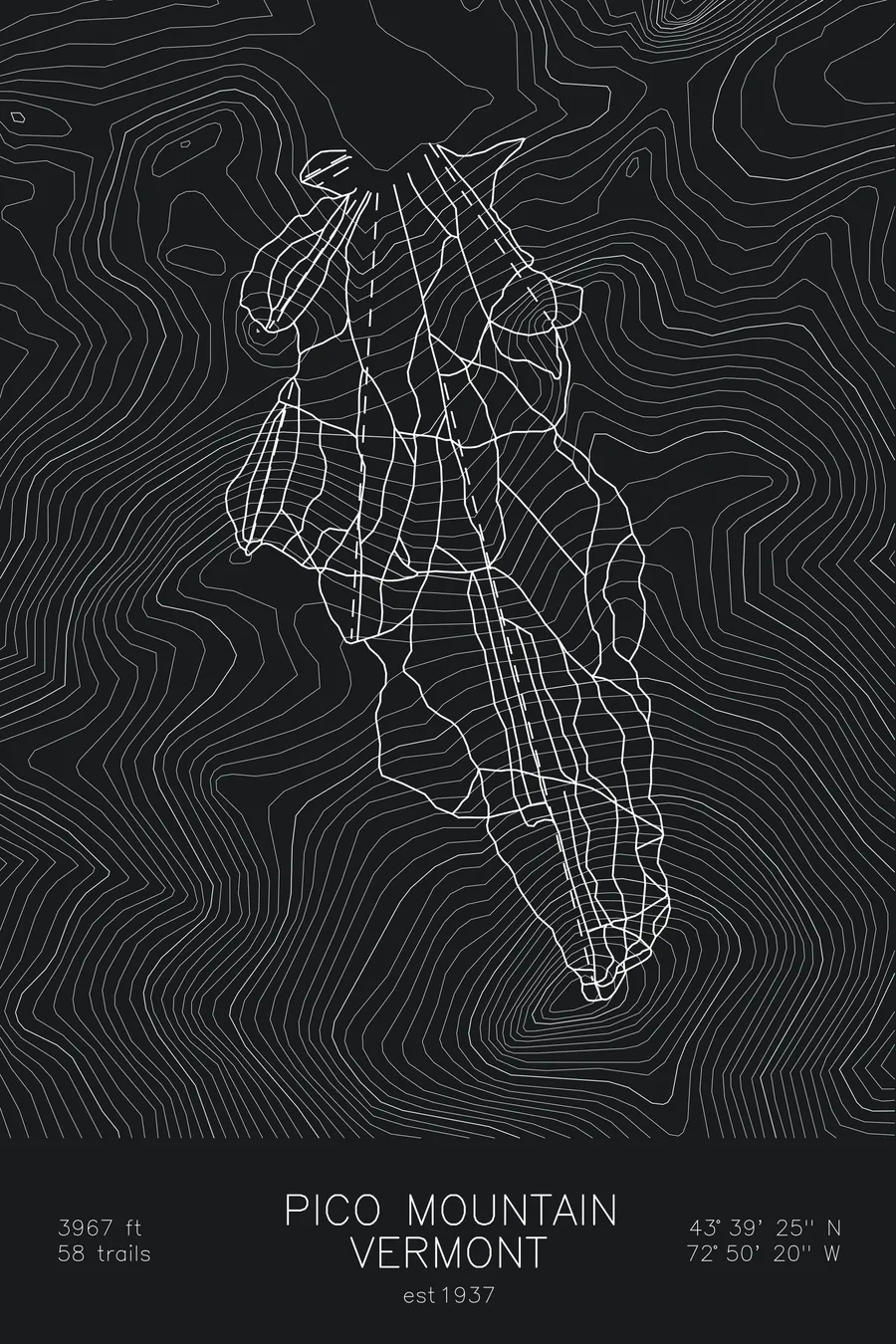 Pico Mountain, Black colorway