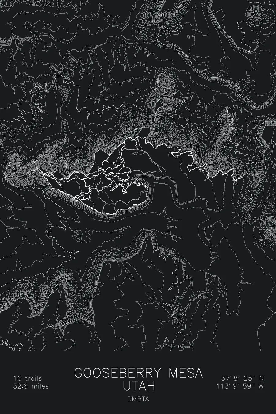 Gooseberry Mesa, Black colorway