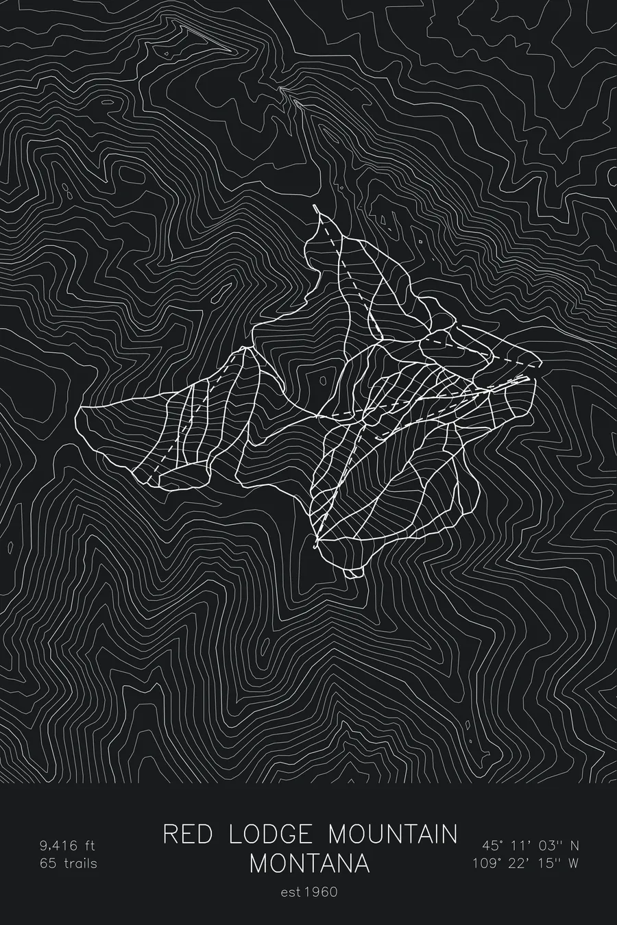 Red Lodge Mountain, Black colorway