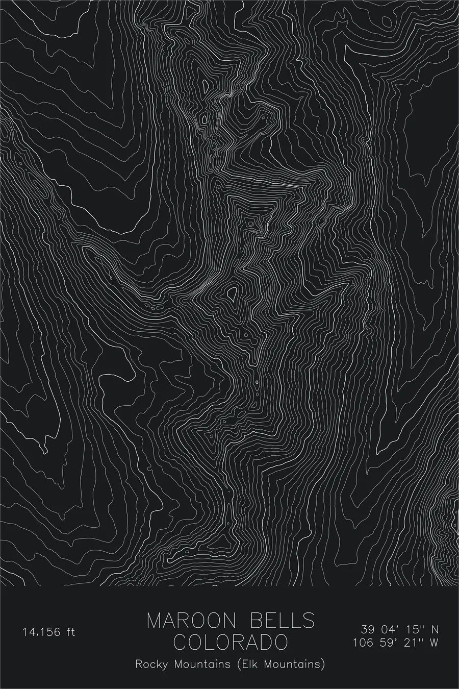 Maroon Bells — Black