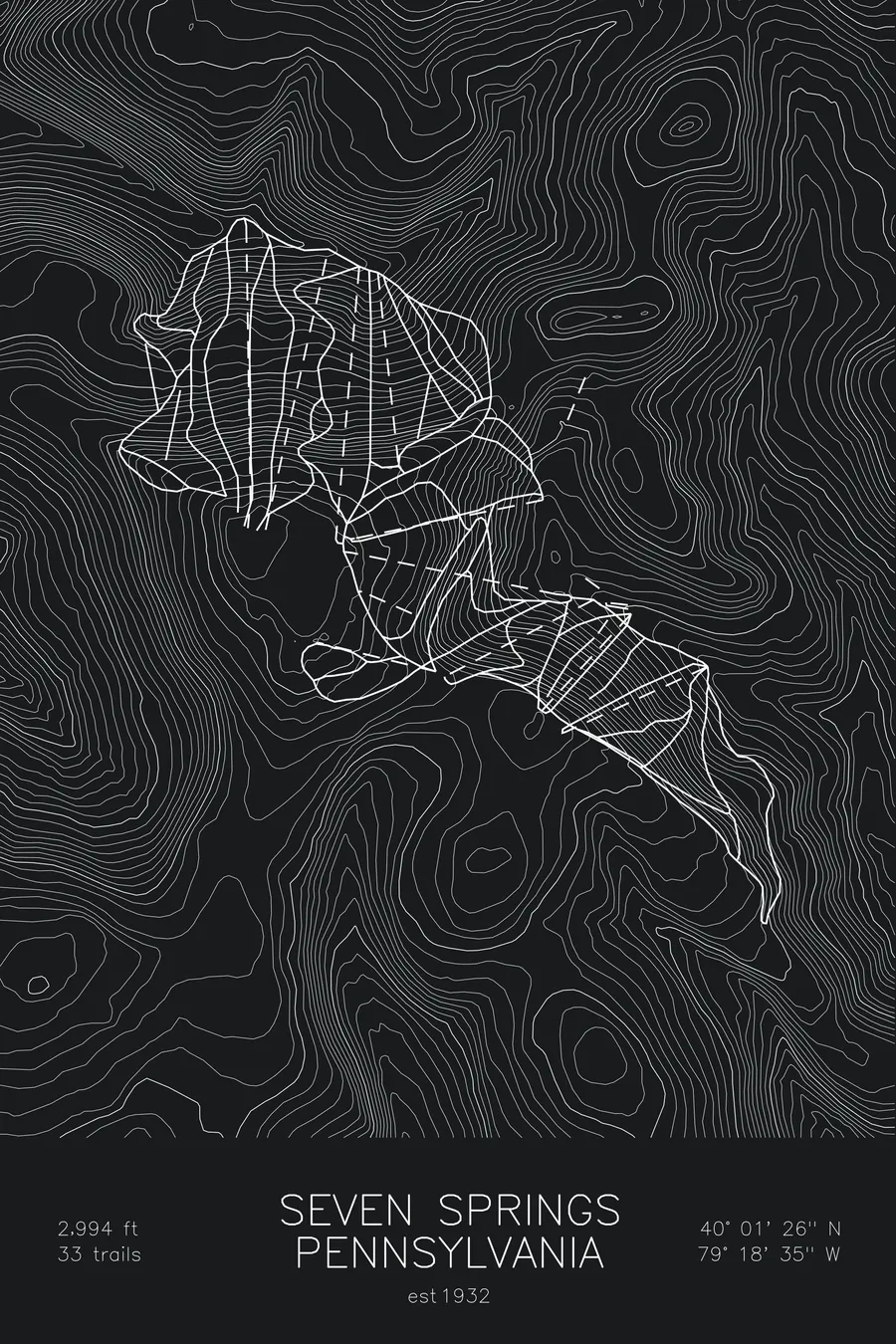 Seven Springs, Black colorway