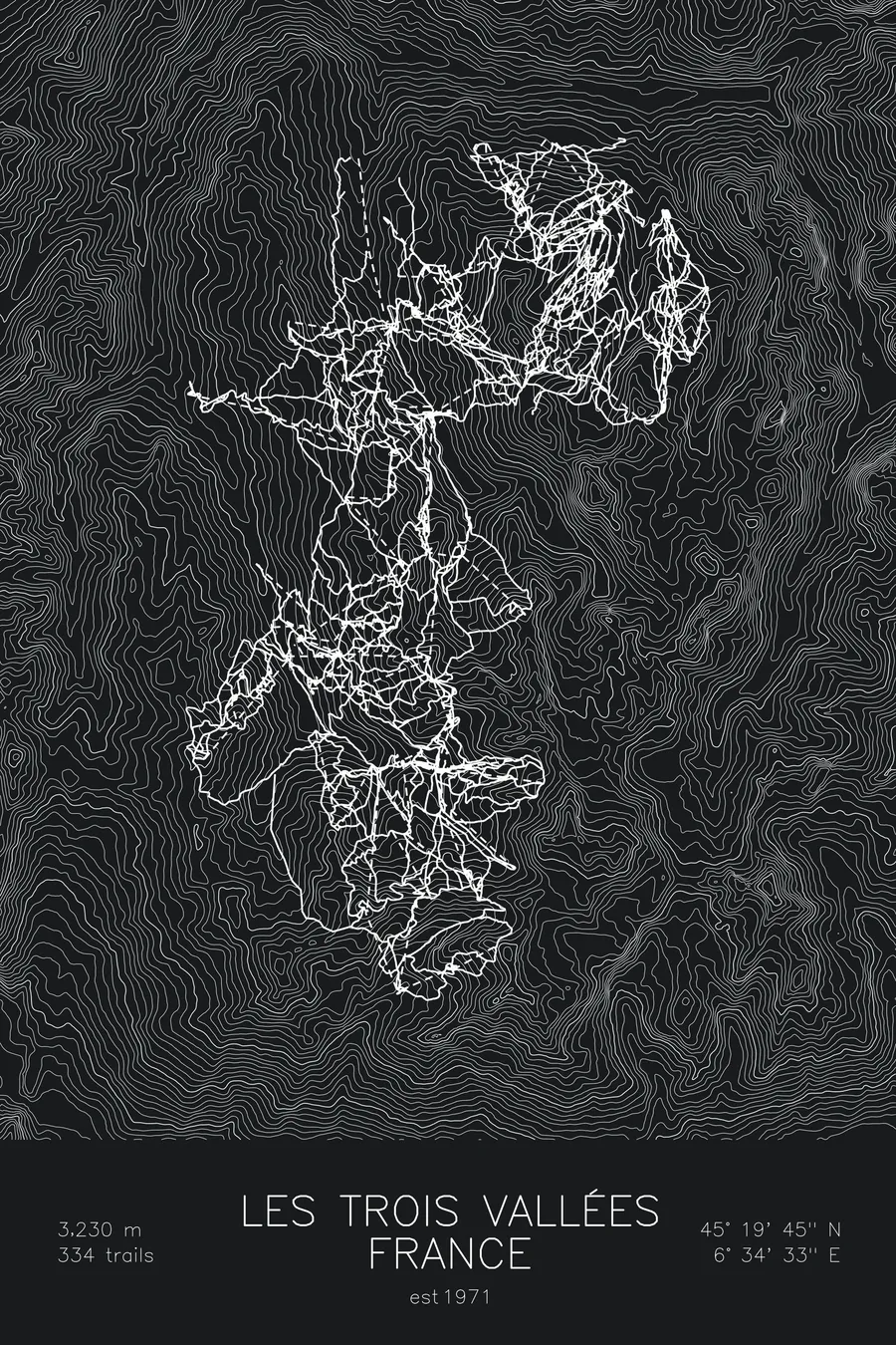 Les 3 Vallées, Black colorway