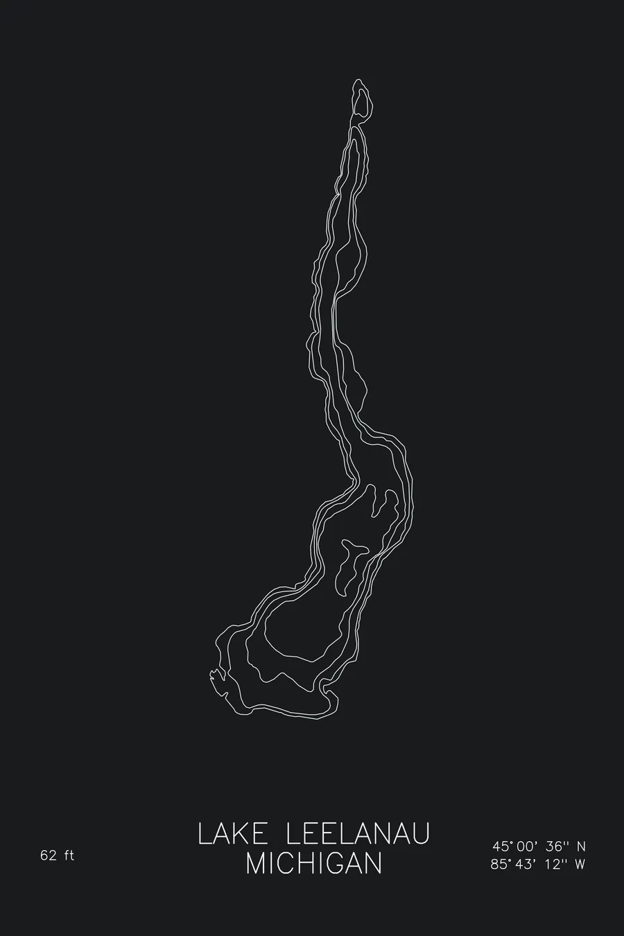 Lake Leelanau, Black colorway