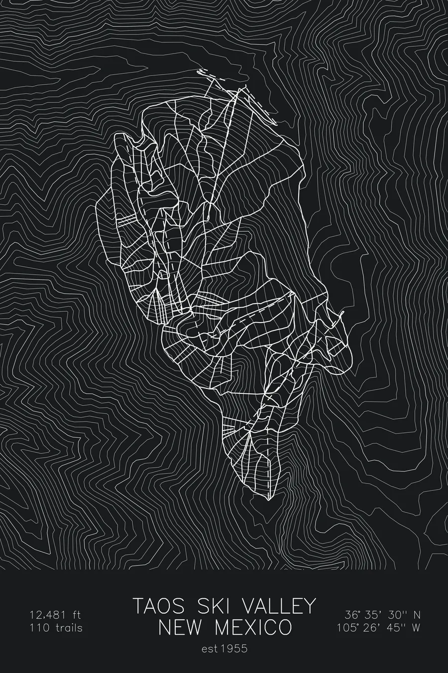Taos Ski Valley, Black colorway