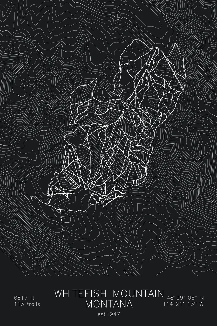 Whitefish Mountain Resort, Black colorway