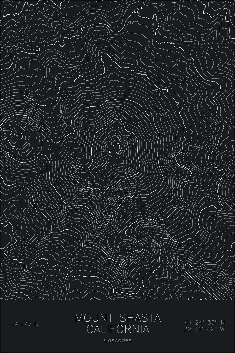 Mount Shasta, Black colorway