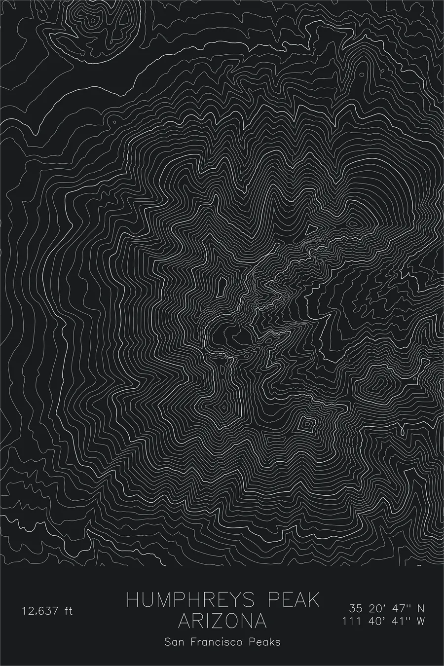 Humphreys Peak — Black