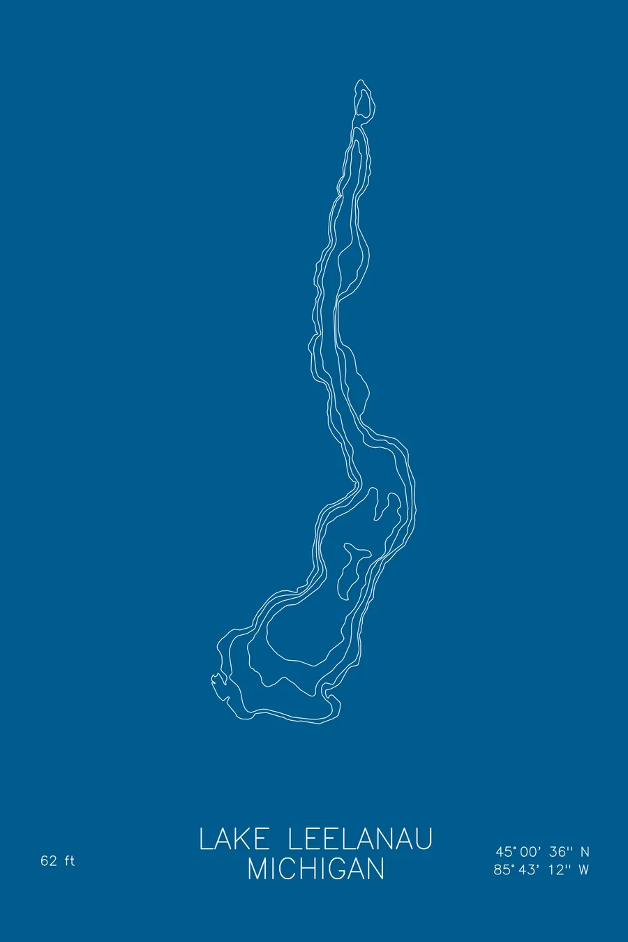 Lake Leelanau, Blue colorway