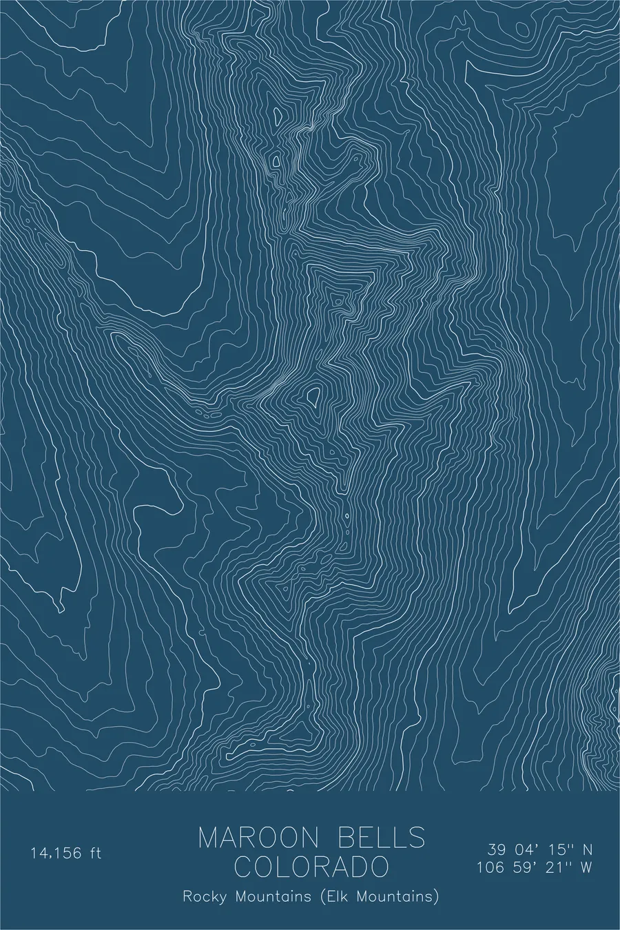 Maroon Bells — Blue