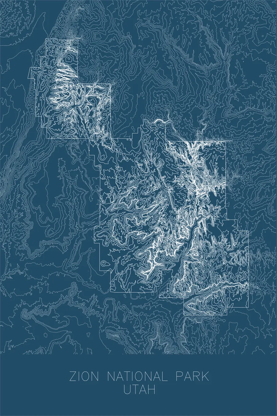 Zion National Park — Blue