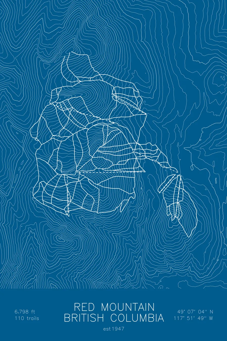 Red Mountain, Blue colorway