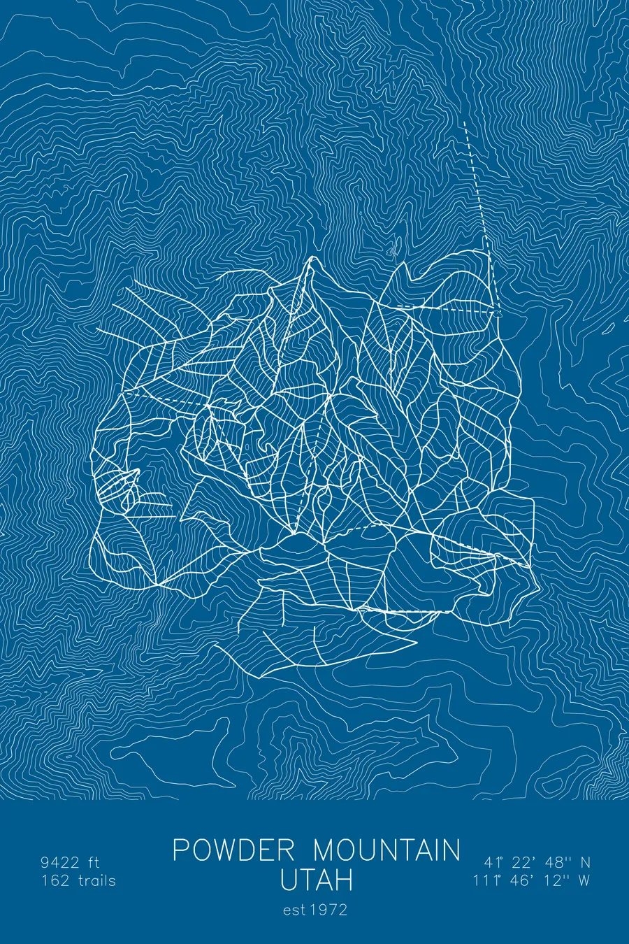 Powder Mountain, Blue colorway