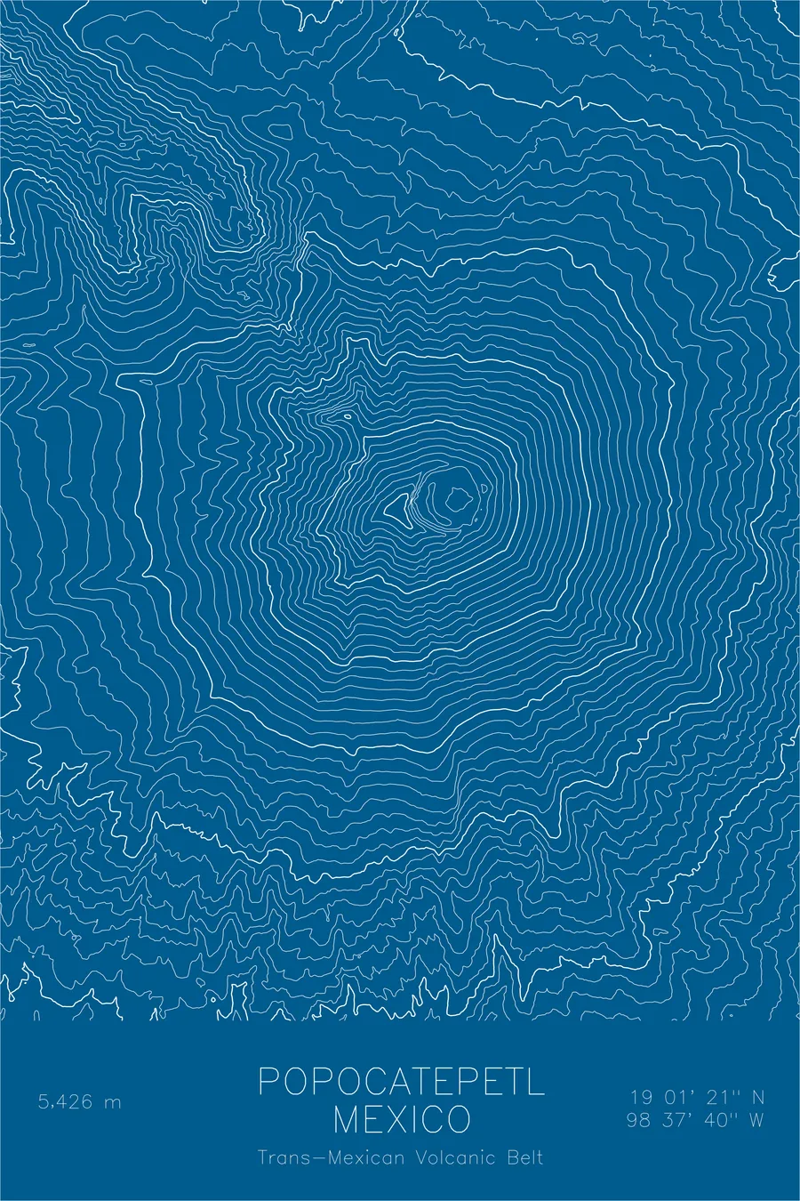 Popocatepetl, Blue colorway