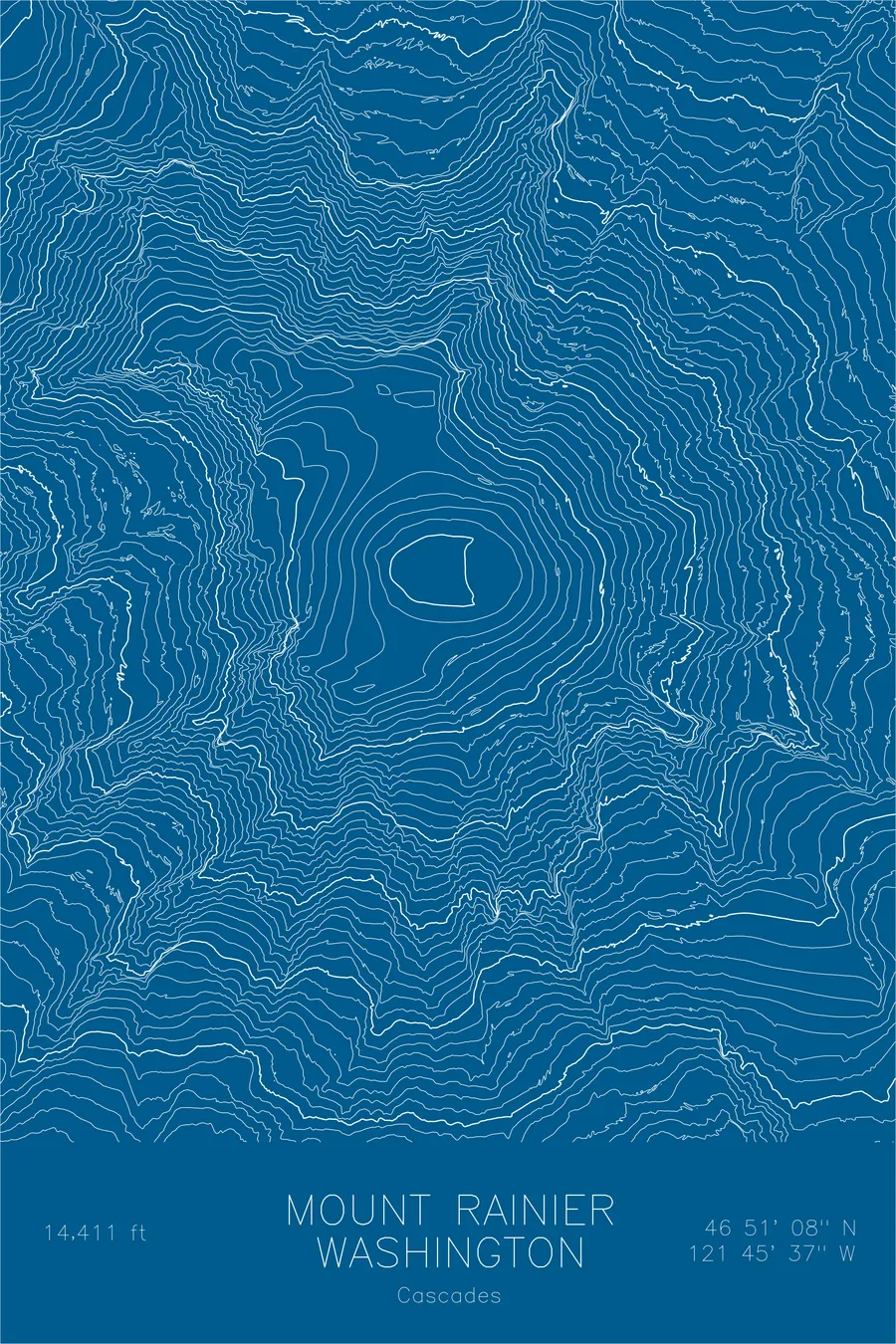 Mount Rainier, Blue colorway