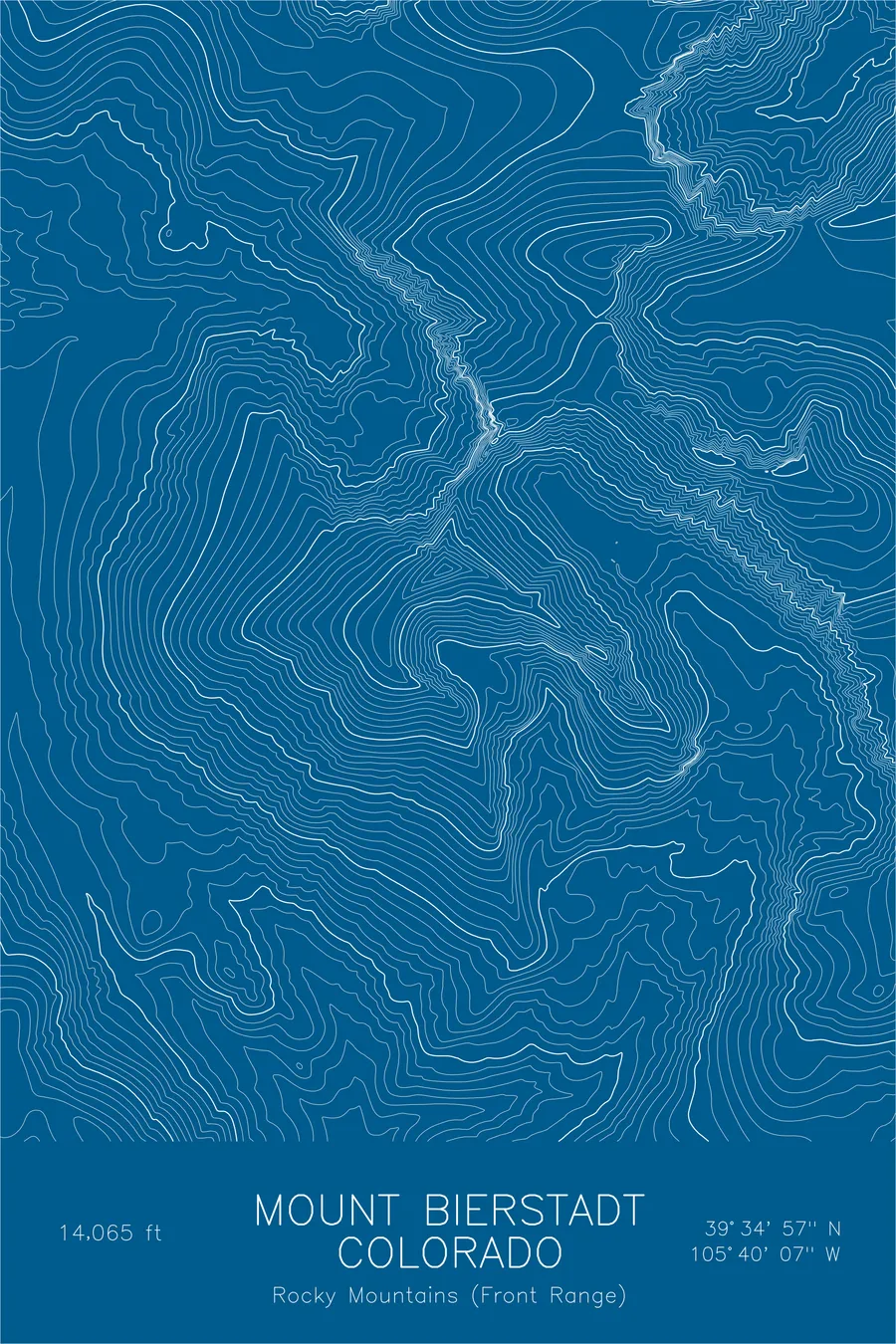 Mount Bierstadt, Blue colorway