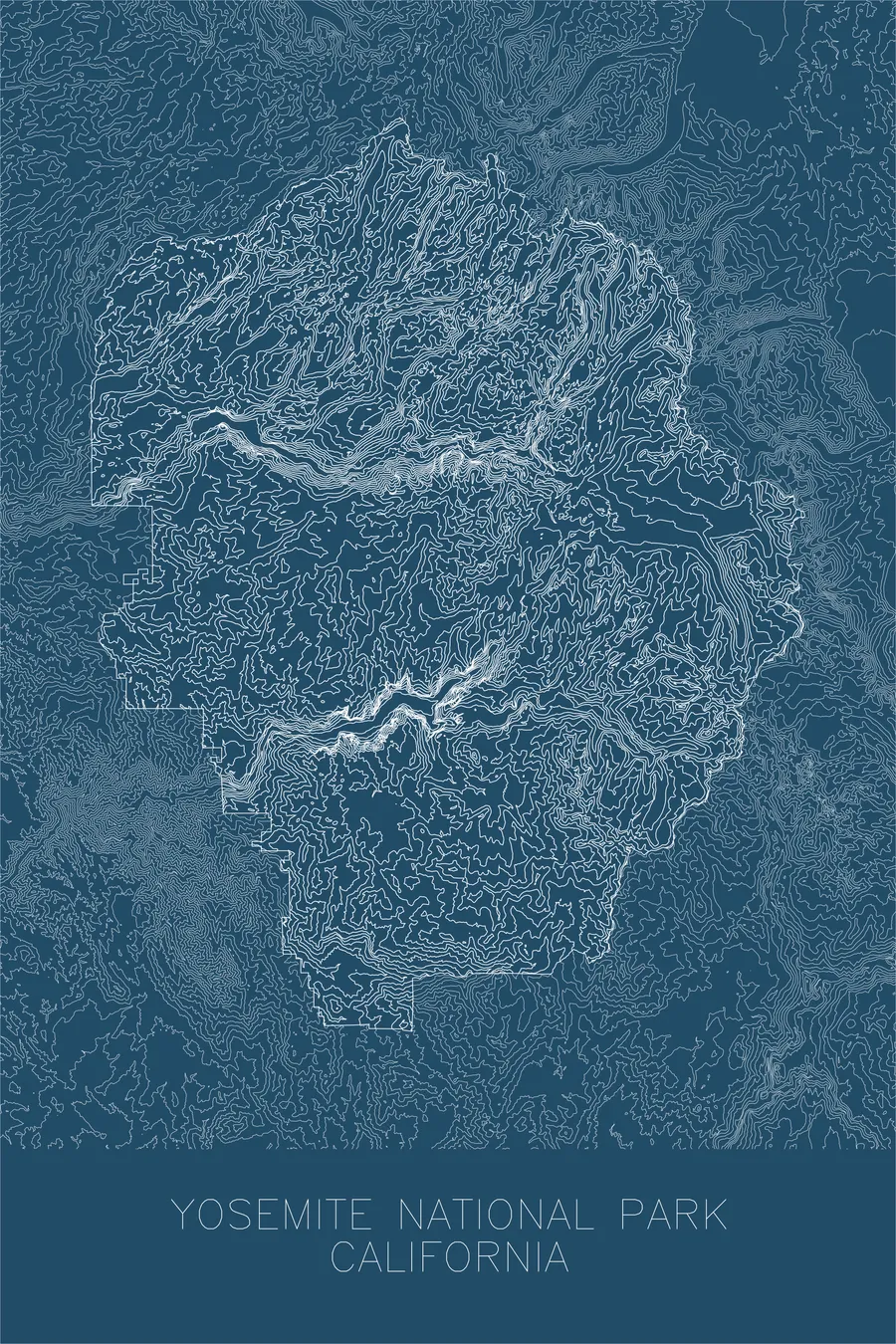 Yosemite National Park — Blue