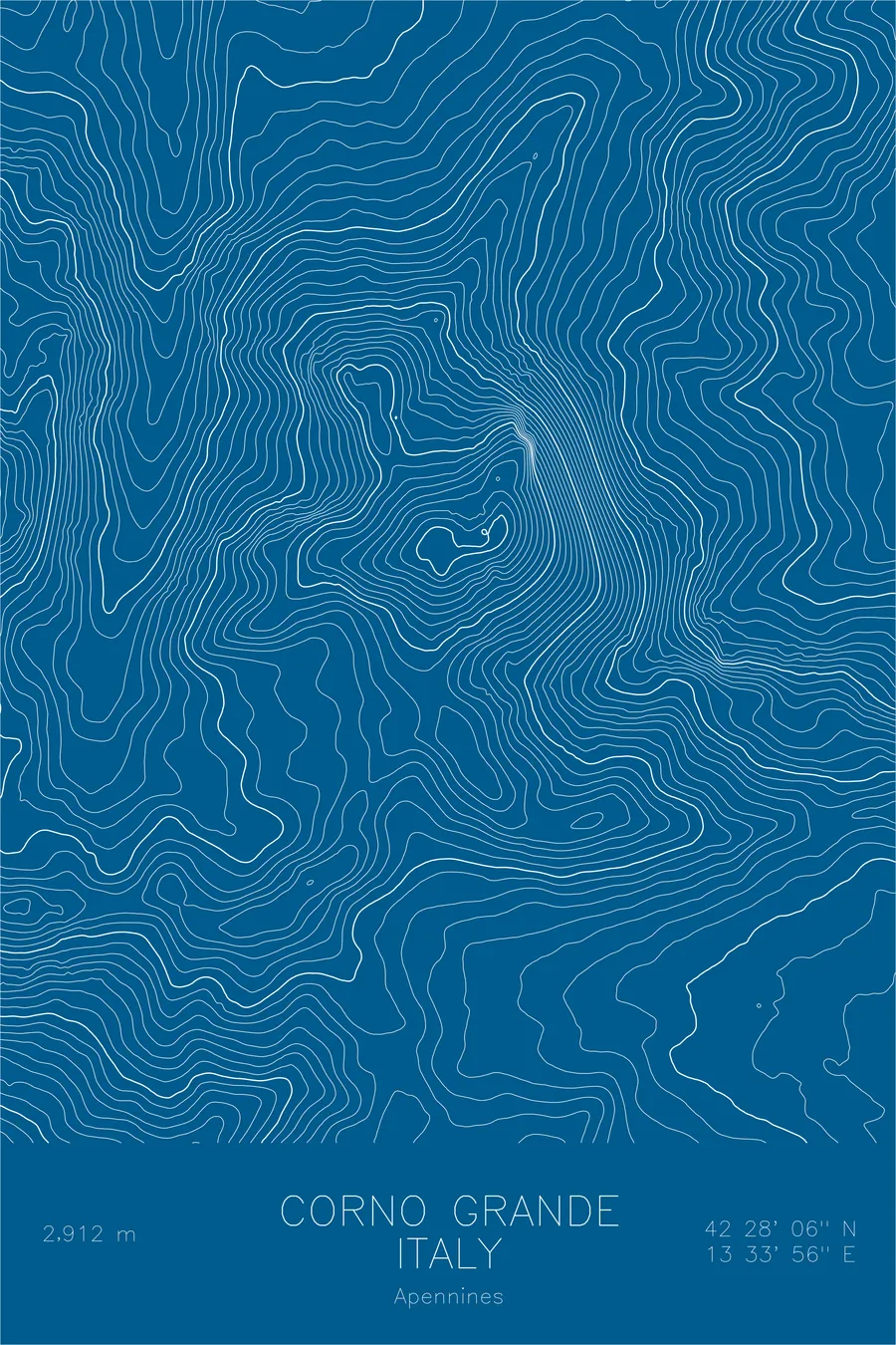 Corno Grande, Blue colorway