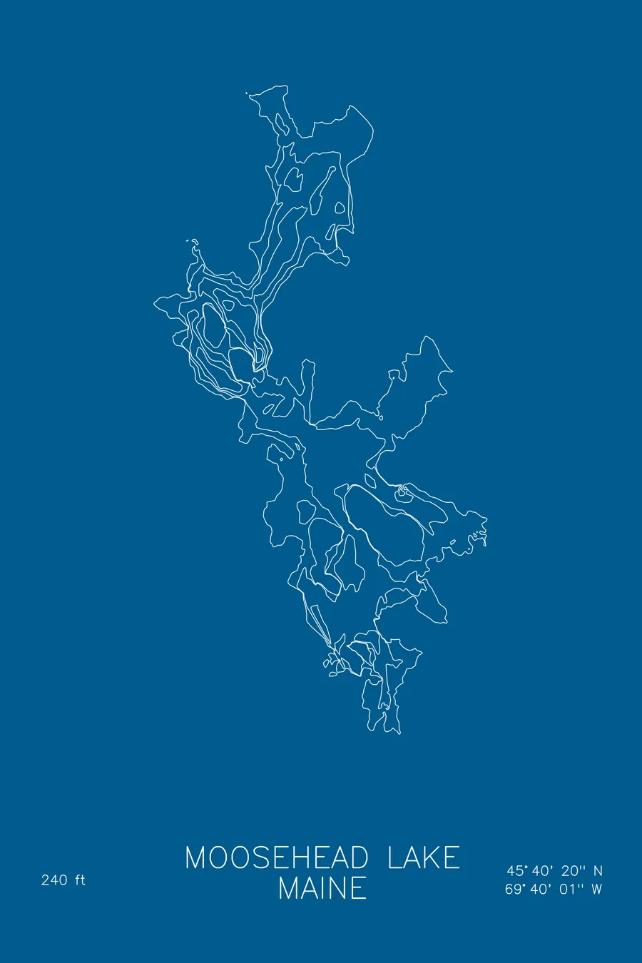 Moosehead Lake, Blue colorway
