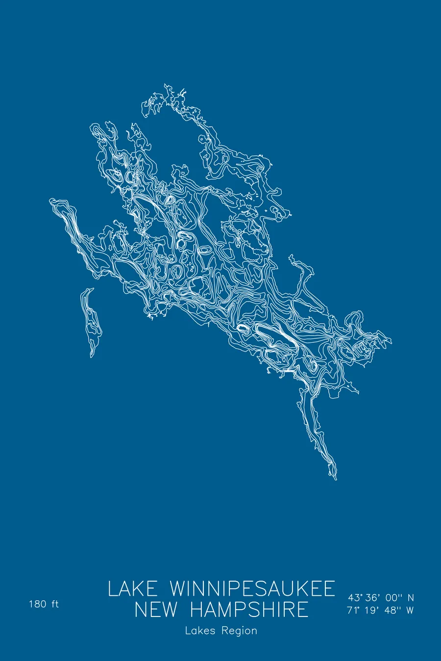 Lake Winnipesaukee, Blue colorway