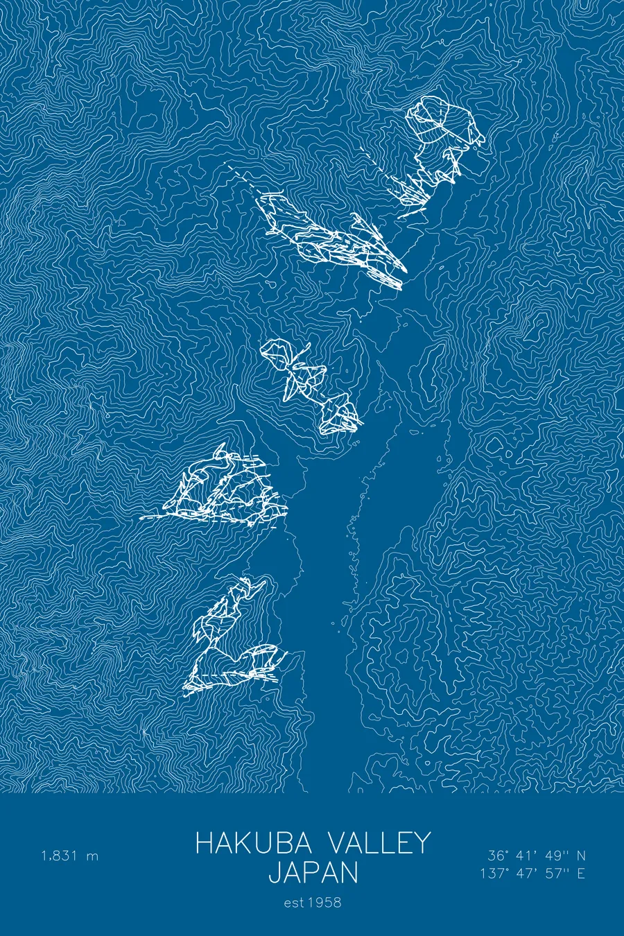 Hakuba Valley, Blue colorway