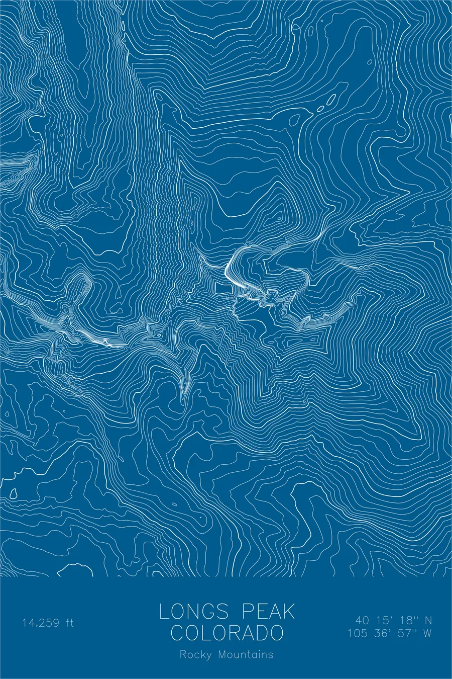 Longs Peak, Blue colorway