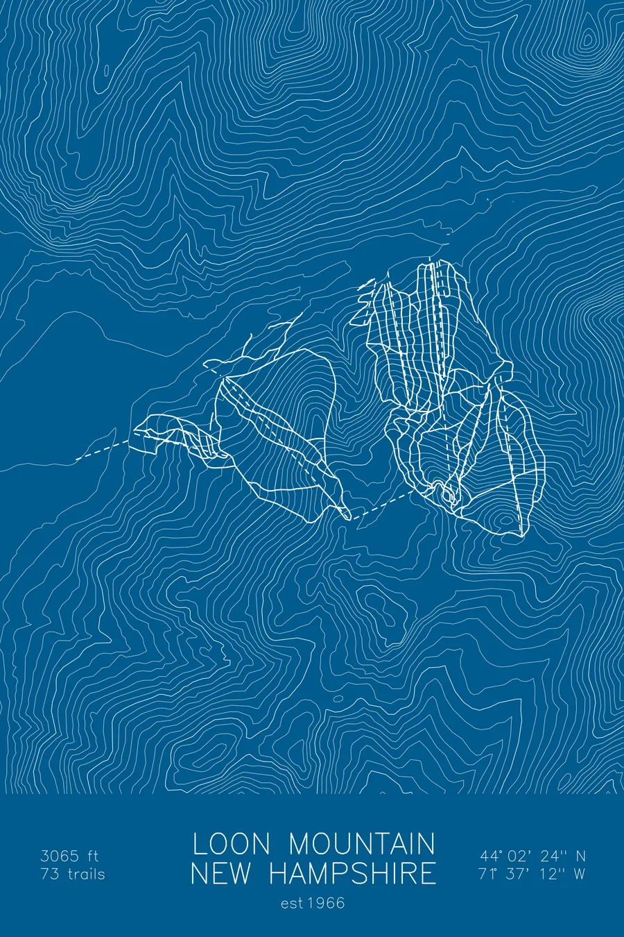 Loon Mountain, Blue colorway