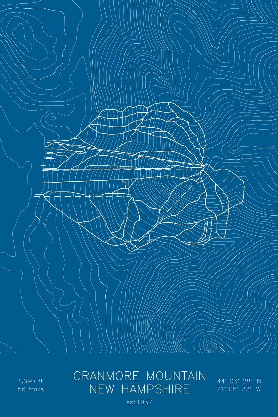 Cranmore Mountain, Blue colorway