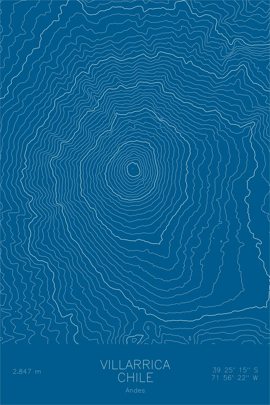 Villarrica, Blue colorway