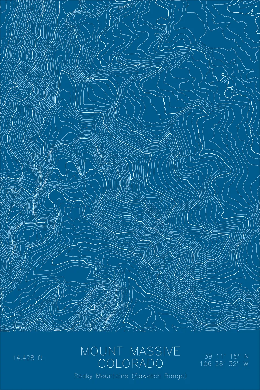 Mount Massive, Blue colorway