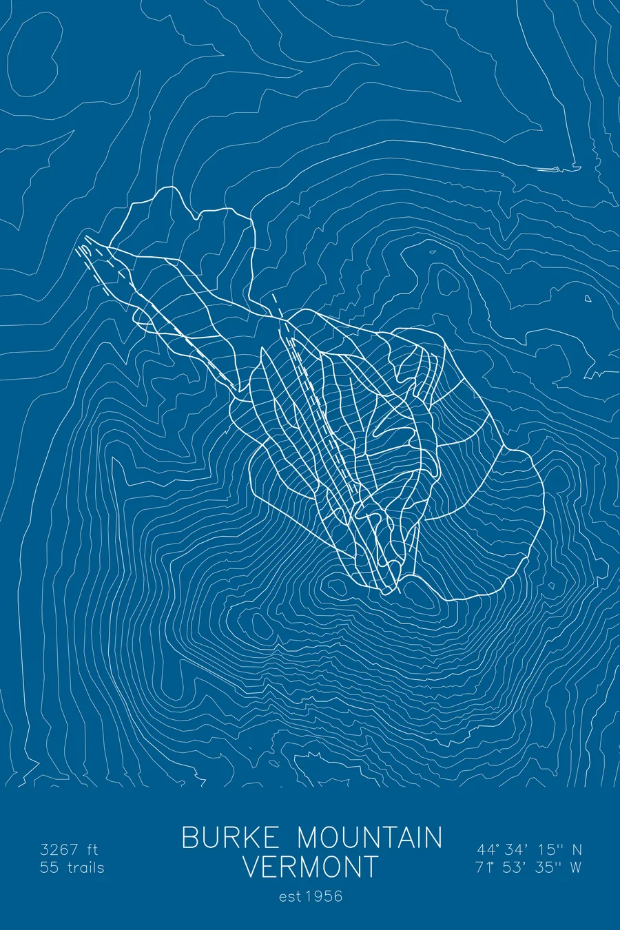 Burke Mountain, Blue colorway