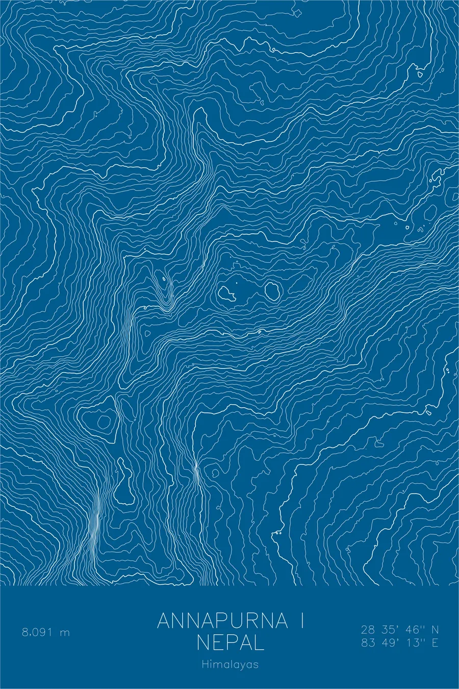 Annapurna I, Blue colorway