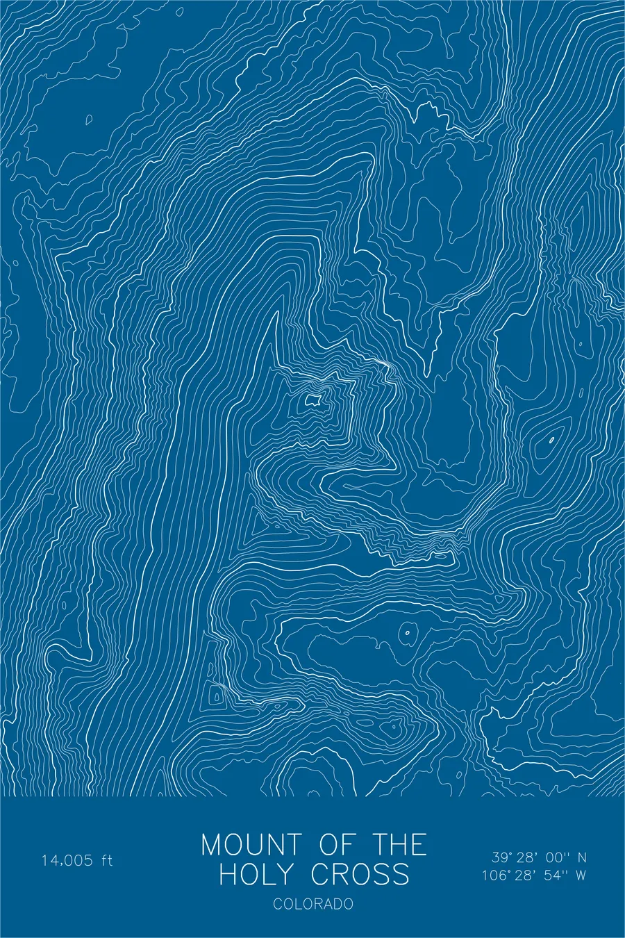 Mount of the Holy Cross, Blue colorway