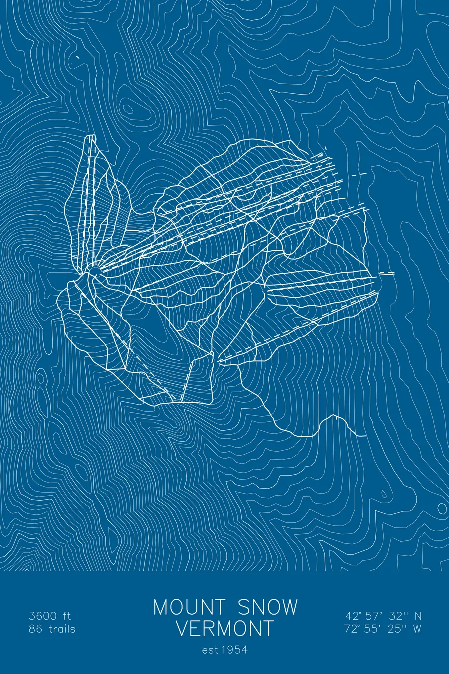 Mount Snow, Blue colorway