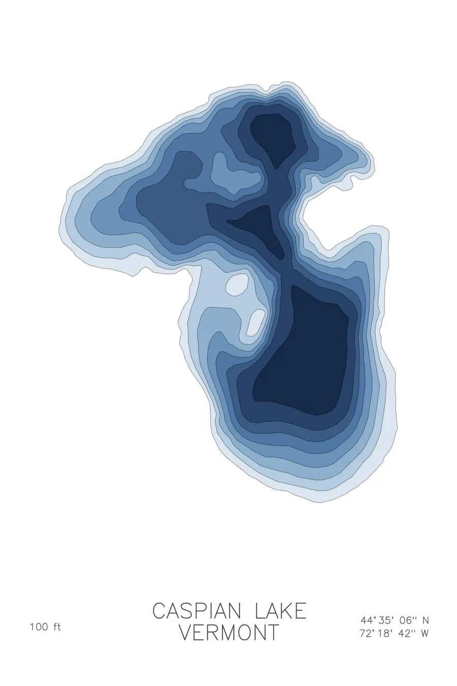 Caspian Lake, Deep colorway