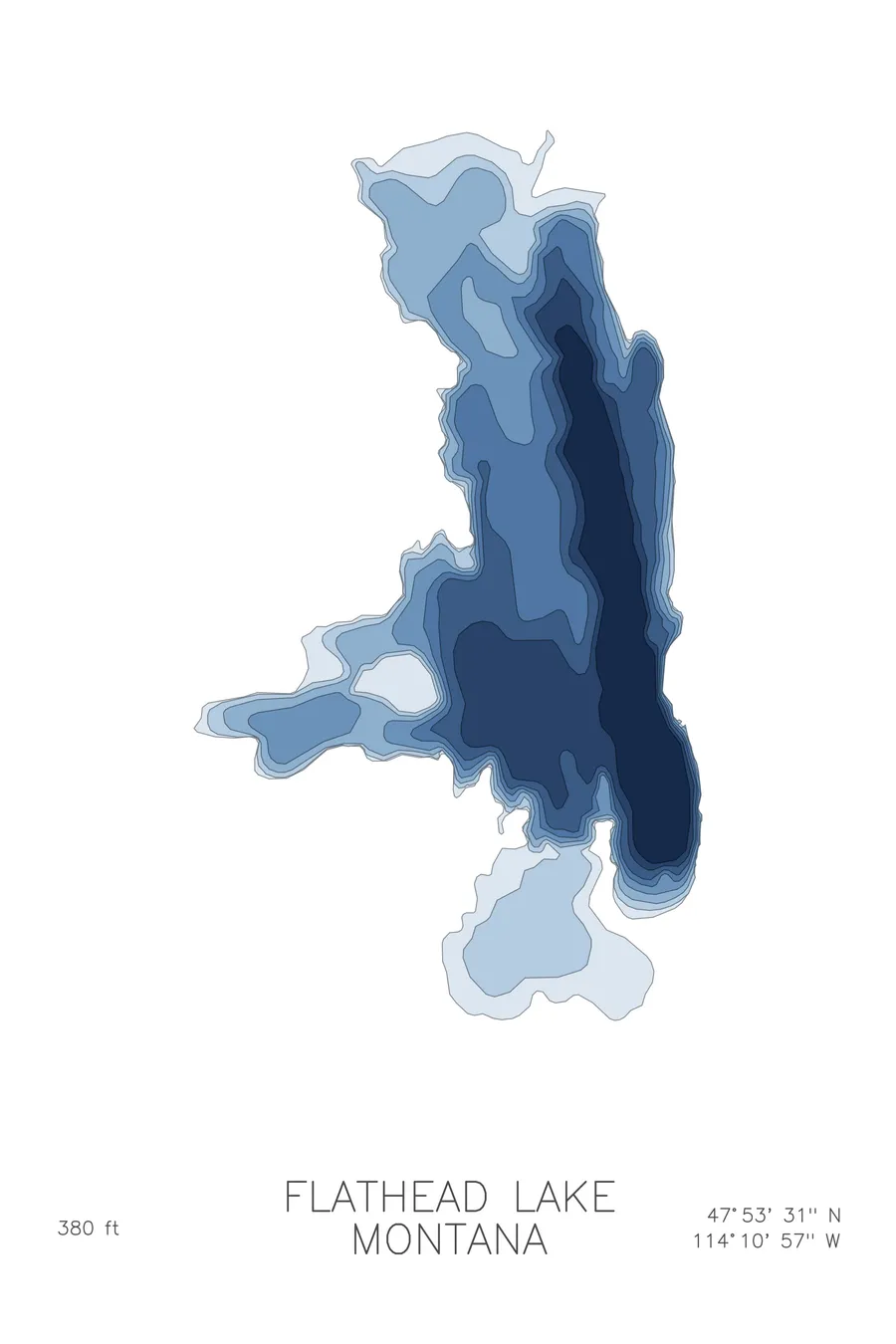 Flathead Lake, Deep colorway