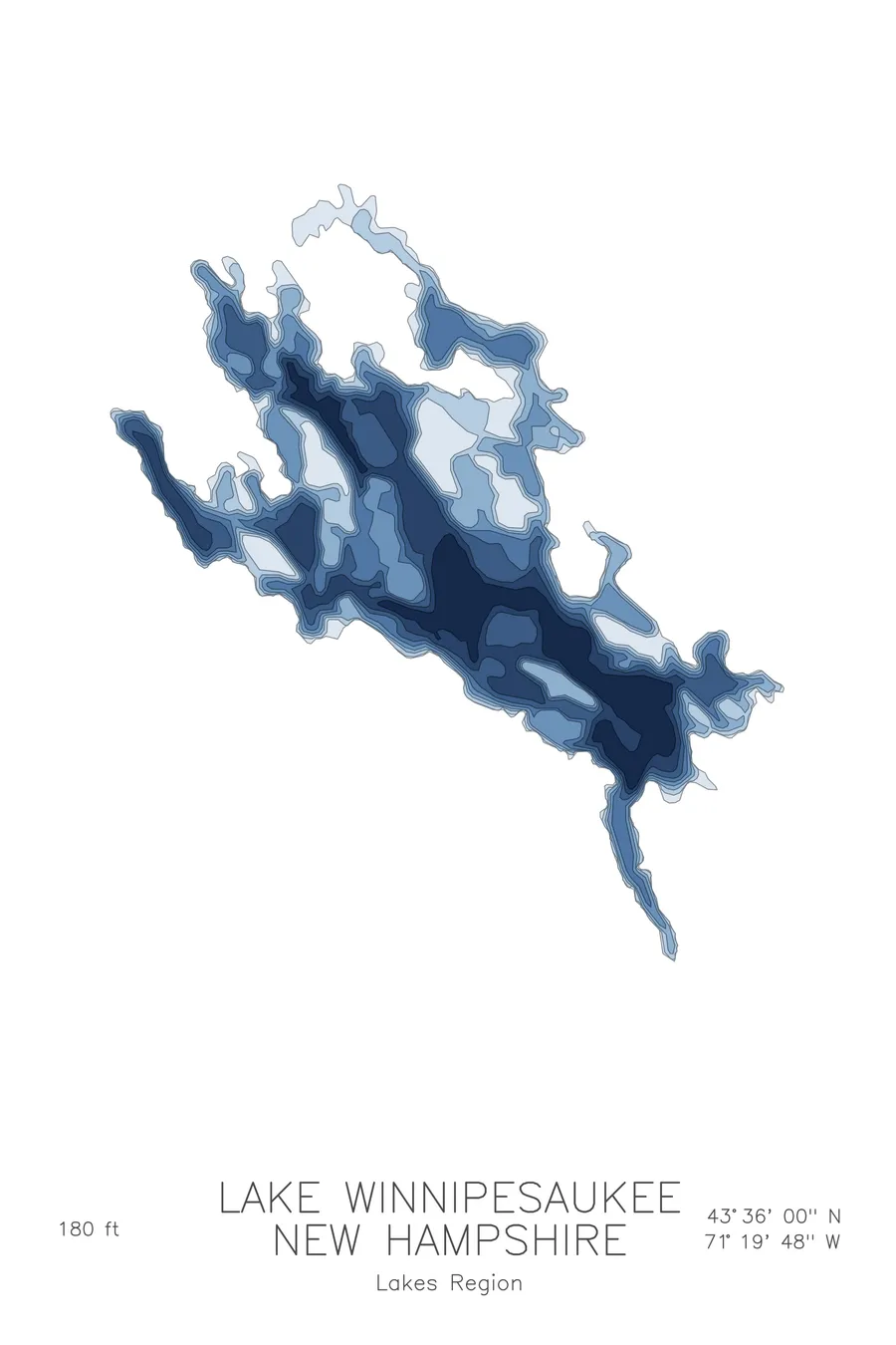 Lake Winnipesaukee, Deep colorway