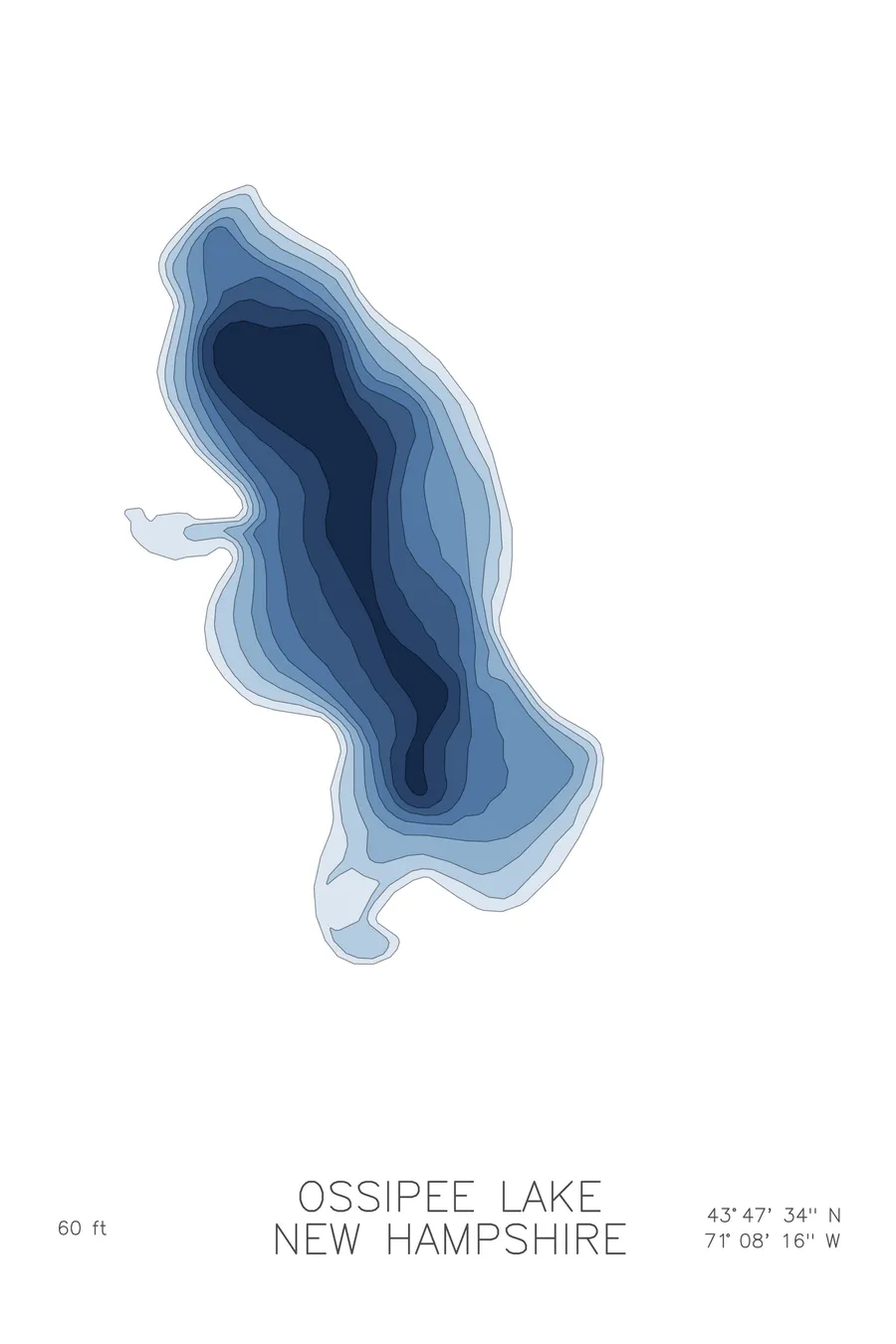 Ossipee Lake, Deep colorway