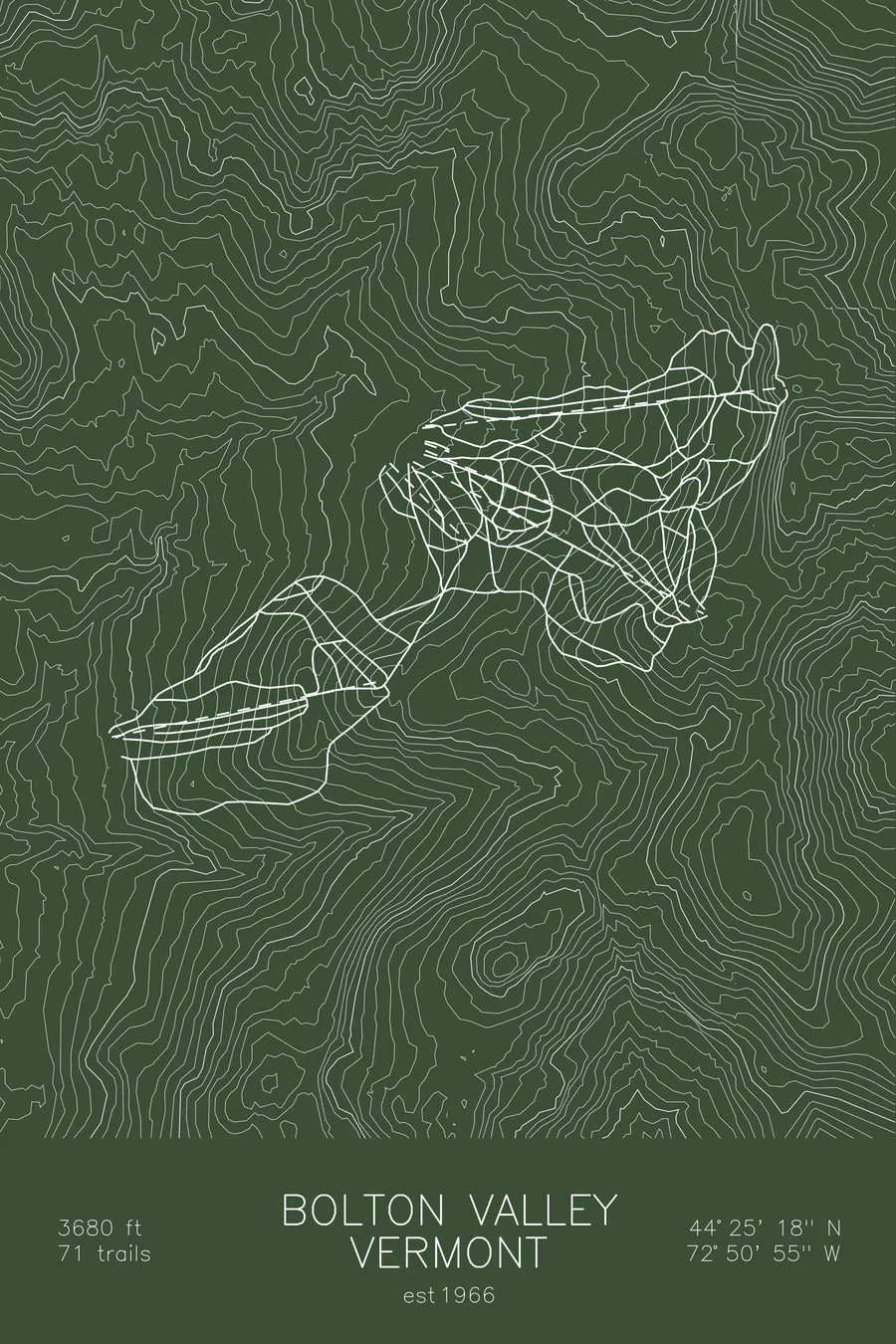 Bolton Valley, Green colorway