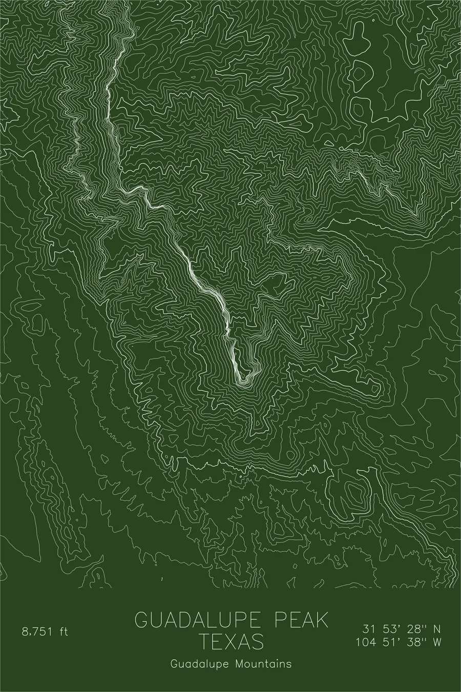 Guadalupe Peak — Green