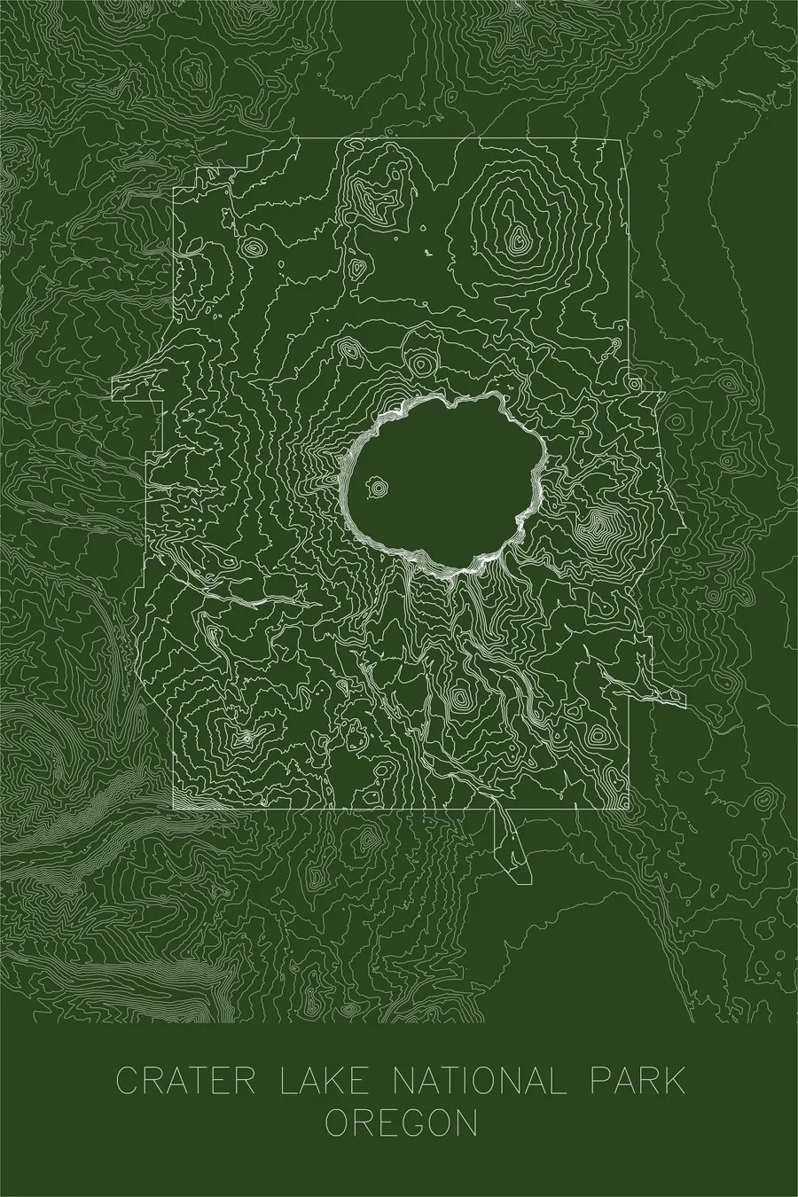 Crater Lake National Park — Green