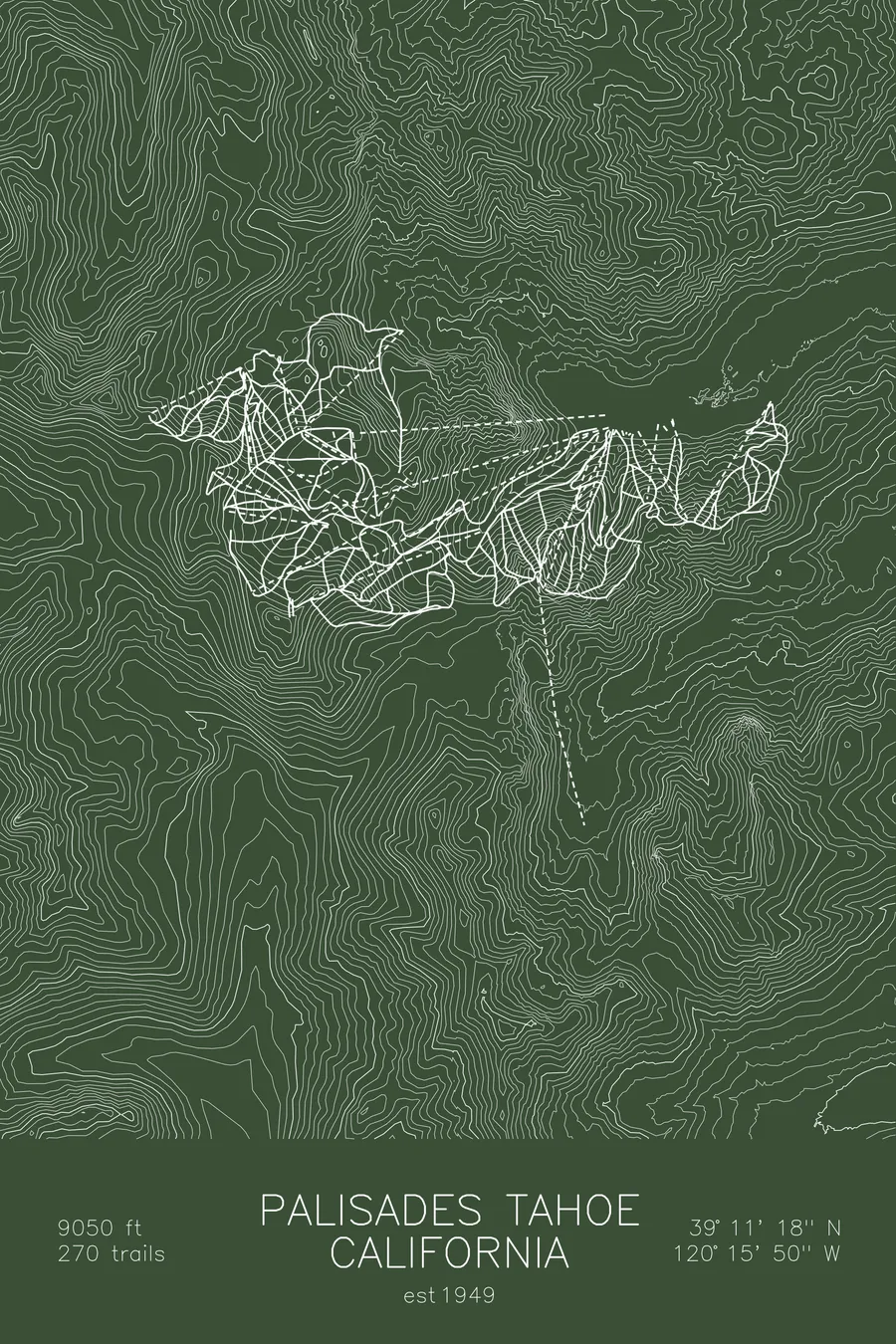 Palisades Tahoe, Green colorway