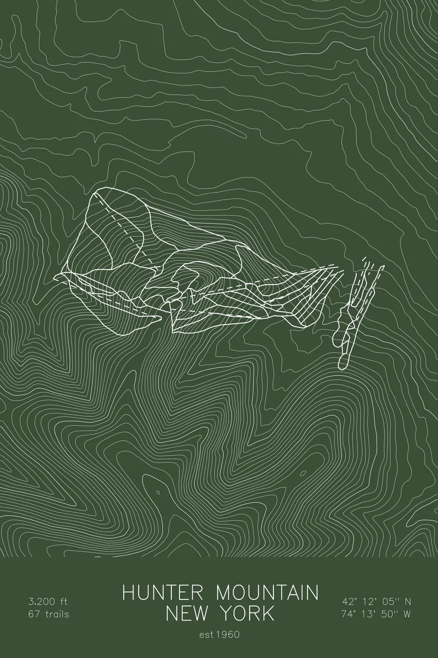 Hunter Mountain, Green colorway