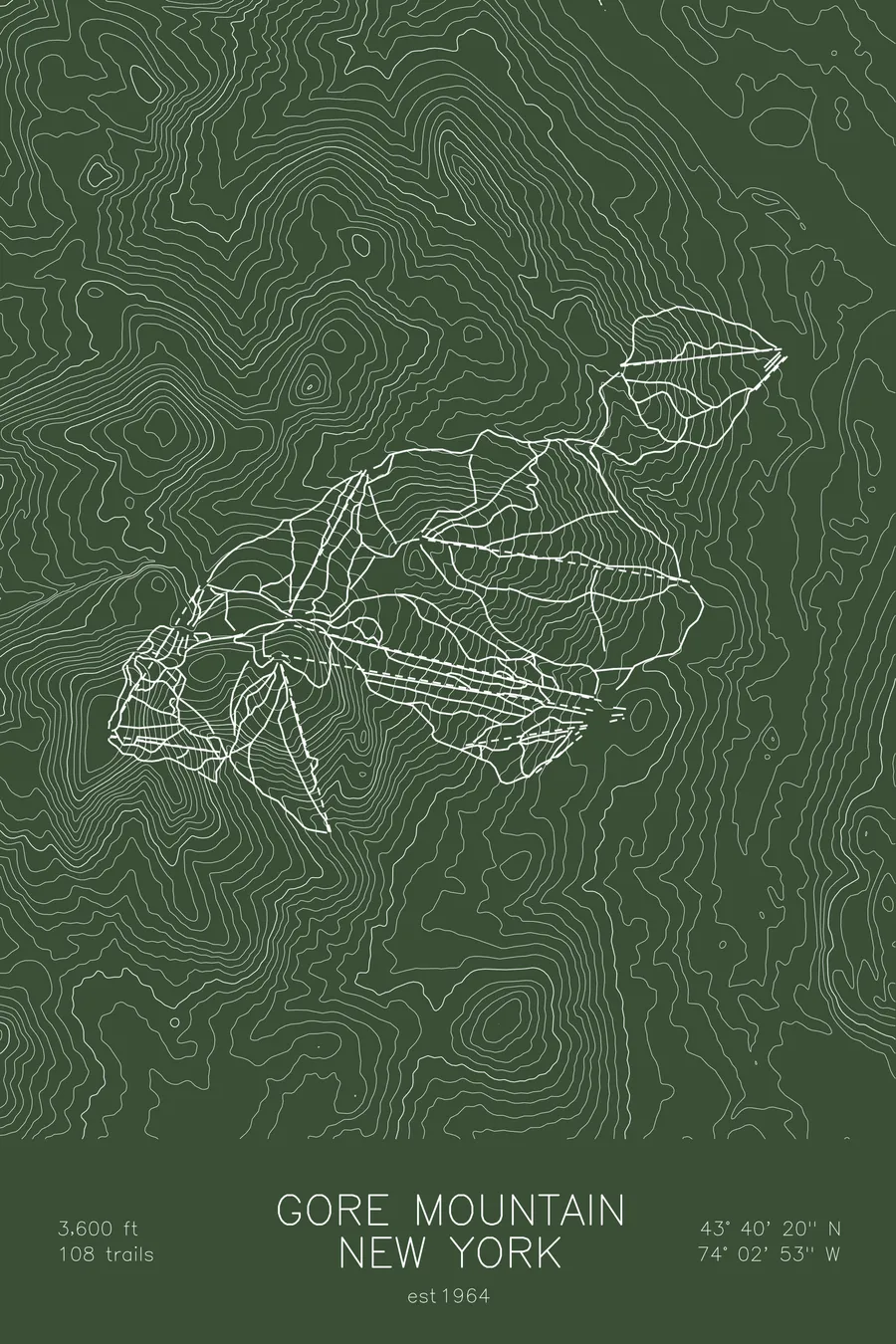 Gore Mountain, Green colorway