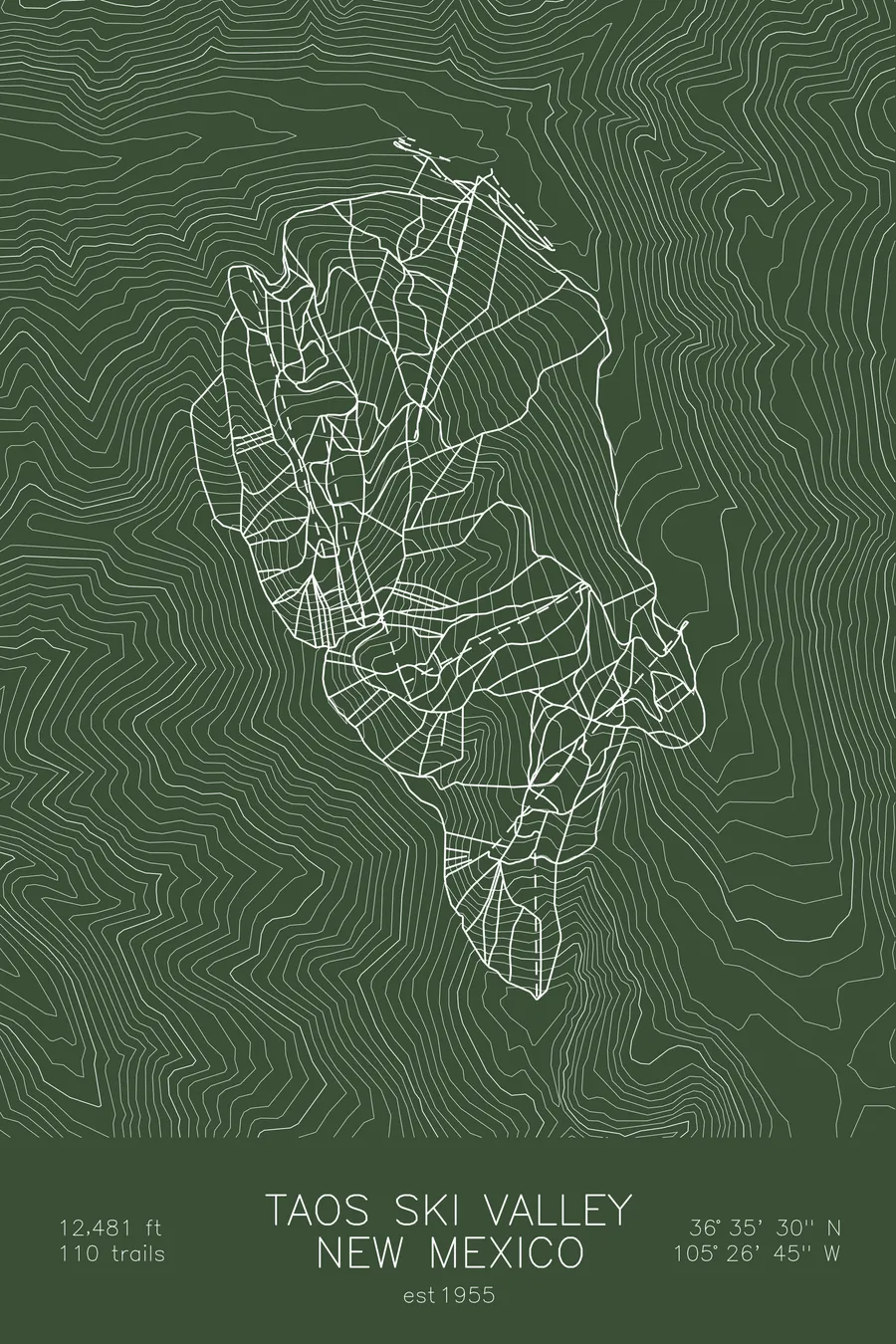 Taos Ski Valley, Green colorway