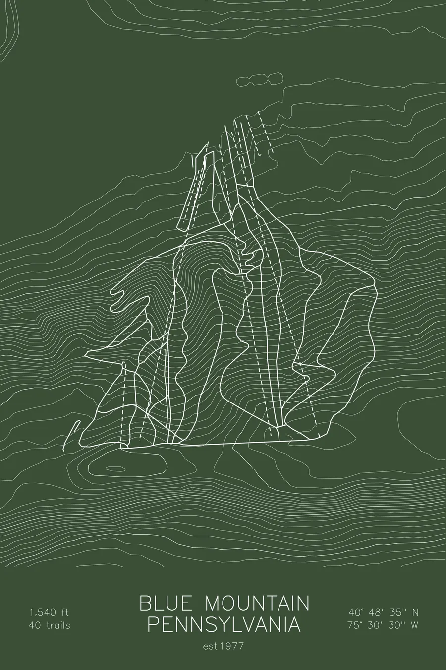 Blue Mountain, Green colorway