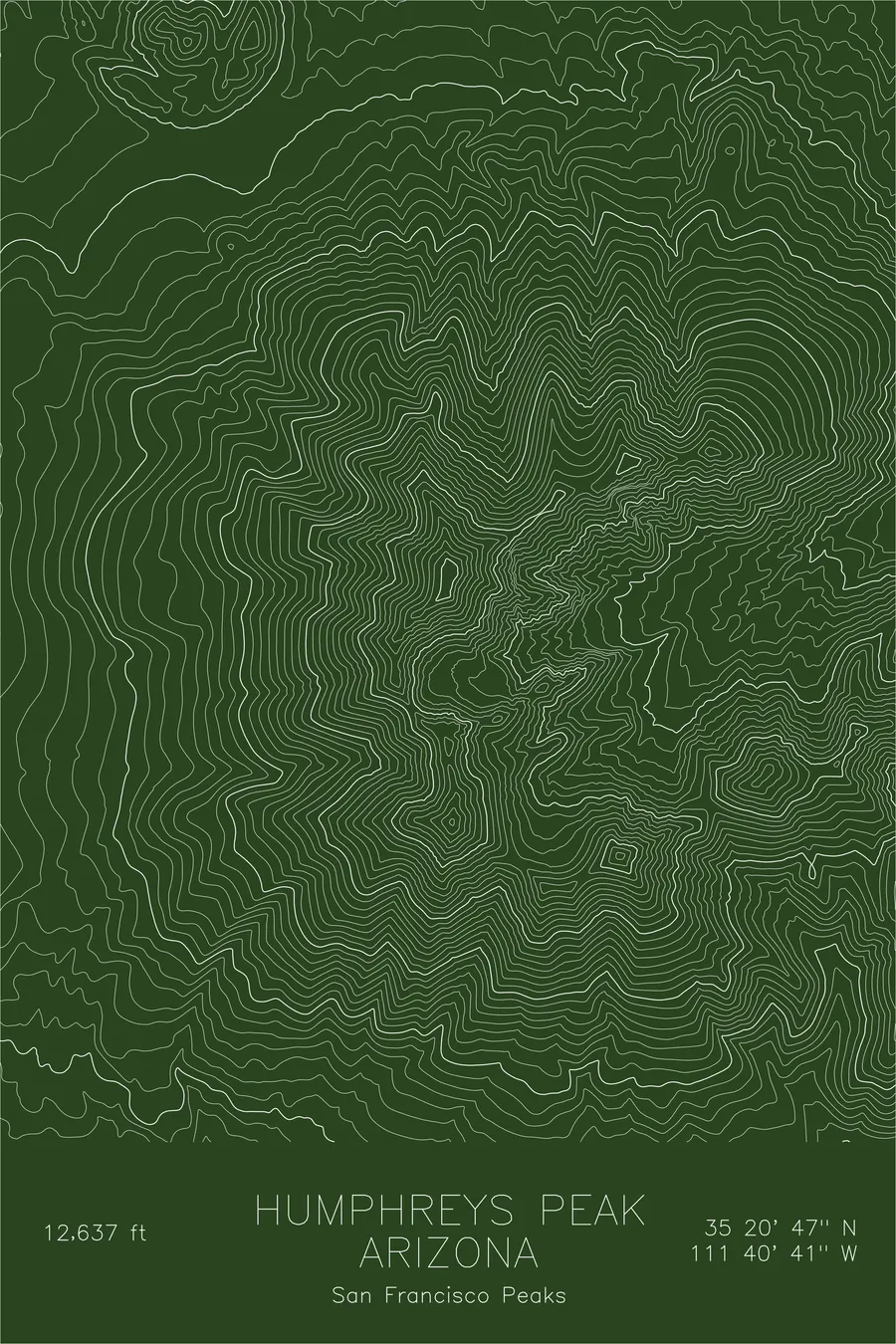 Humphreys Peak — Green